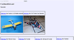 Desktop Screenshot of cardmodelers.net